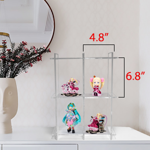 Fanassyy 3-Tier Acrylic Tabletop Display Storage for Toy, Makeup, Perfume, Spice Rack Bathroom Organizer Countertop Storage Cosmetic and Perfume Storage for Bathroom Bedroom Dressing Table - Image 6