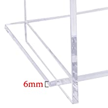 Fanassyy 3-Tier Acrylic Tabletop Display Storage for Toy, Makeup, Perfume, Spice Rack Bathroom Organizer Countertop Storage Cosmetic and Perfume Storage for Bathroom Bedroom Dressing Table - Image 5