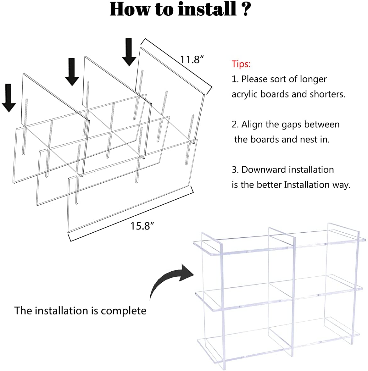 Fanassyy 3-Tier Acrylic Tabletop Display Storage for Toy, Makeup, Perfume, Spice Rack Bathroom Organizer Countertop Storage Cosmetic and Perfume Storage for Bathroom Bedroom Dressing Table - Image 10