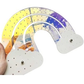 FANASSYY Acrylic Earring Stand, Multifunctional Jewelry Organizer with Dedicated Necklace, Bracelet, Ring, Earring, Stud Sections Earrings ring holder