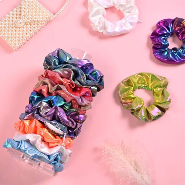 FANASSYY Set 2 of Clear Headband Holder Organizer Acrylic Headband and Scrunchie Holder Organizer for Women Headband and Hair Ties Jewelry Organizer (Style 3)